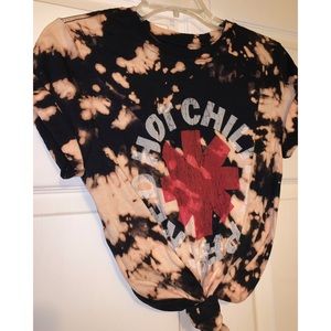 🤟🏼CUSTOM-RED HOT CHILLI PEPPER Tie Dye GraphicT